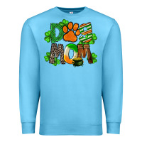Ocean Blue St. Patricks Dog Mom Premium Sweatshirt - FaDigitalArtStudio