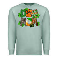 Seafoam St. Patricks Dog Mom Premium Sweatshirt - FaDigitalArtStudio
