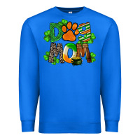 True Royal St. Patricks Dog Mom Premium Sweatshirt - FaDigitalArtStudio