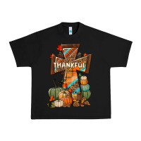 Black thankful fall cross Urban Heavy Tee - BundleAndBundleShop