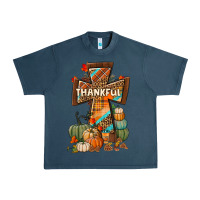 Thankful Fall Cross Urban Heavy Tee | Teevron