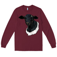Burgundy dorper sheep Long Sleeve Tee - RanaPortraitStore
