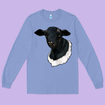 Dorper Sheep Long Sleeve Tee Designed By Ranaportraitstore