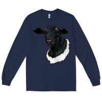 Navy dorper sheep Long Sleeve Tee - RanaPortraitStore