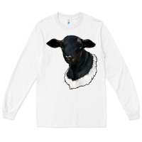 White dorper sheep Long Sleeve Tee - RanaPortraitStore