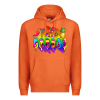 Carrot Hello Summer Tie Dye Premium Hoodie - CowCowDesign
