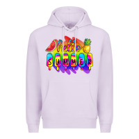 Lilac Hello Summer Tie Dye Premium Hoodie - CowCowDesign