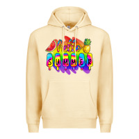 Pina Colada Hello Summer Tie Dye Premium Hoodie - CowCowDesign