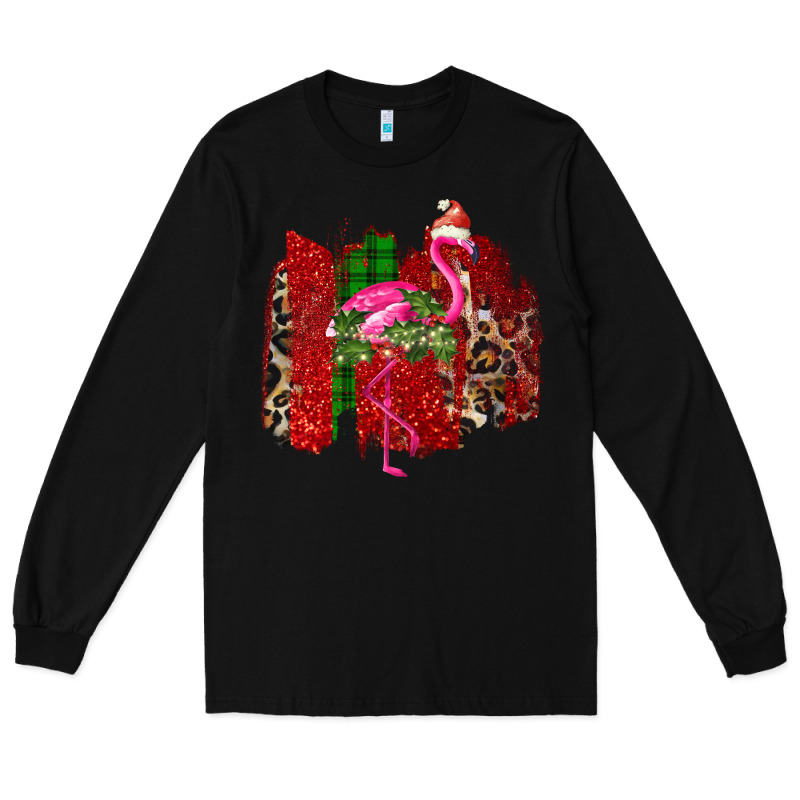 Christmas Flamingo Long Sleeve Tee by Bettercallsaul | Teevron