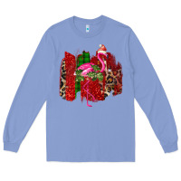 Colony Blue Christmas Flamingo Long Sleeve Tee - Bettercallsaul
