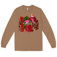 Toasted Coconut Christmas Flamingo Long Sleeve Tee - Bettercallsaul