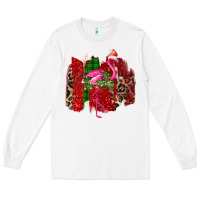 White Christmas Flamingo Long Sleeve Tee - Bettercallsaul