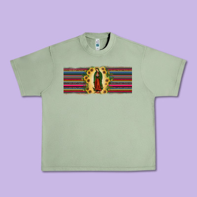Lady Of Guadalupe  Sunflower Urban Heavy Tee Designed By Jahusdesignshop