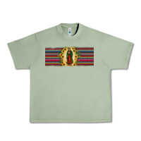 Oil Green lady of Guadalupe  sunflower Urban Heavy Tee - JahusDesignShop