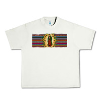 Pistachio lady of Guadalupe  sunflower Urban Heavy Tee - JahusDesignShop