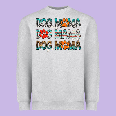 Dog Mama Heavyweight Sweatshirt Designed By Texasbilliewilder