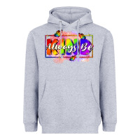 Heather Grey Always be kind Heavyweight Hoodie - FaDigitalArtStudio