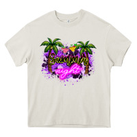 Cream summer night Heavy Core Tee - NancyCooperArtShop
