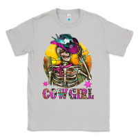 Moon Dust Cowgirl Skeleton With Landscape Classic Tee - BundleAndBundleShop