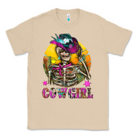 Mushroom Cowgirl Skeleton With Landscape Classic Tee - BundleAndBundleShop