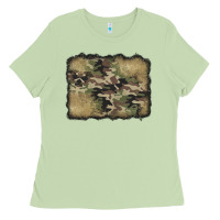 Matcha camouflage glitter background Ladies Tee - Jasminsmagicworld