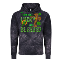 Cloud Black I Am Not Lucky I Am Blessed St. Patricks Vintage Hoodie - BundleAndBundleShop
