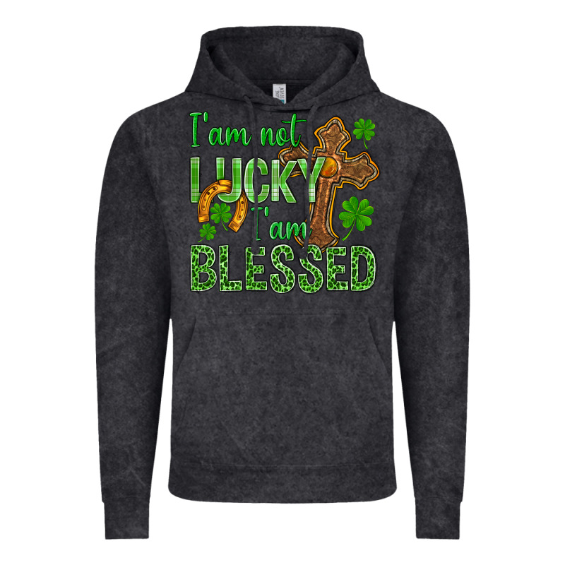 I Am Not Lucky I Am Blessed St. Patricks Vintage Hoodie by BundleAndBundleShop | Teevron