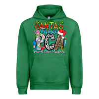 Emerald Santas Favorite PCA Patient Care Assistant Urban Hoodie - CowhideDigitalArt