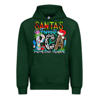 Forest Green Santas Favorite PCA Patient Care Assistant Urban Hoodie - CowhideDigitalArt