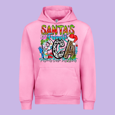 Santas Favorite Pca Patient Care Assistant Urban Hoodie Designed By Cowhidedigitalart