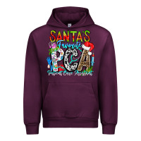 Mauve Wine Santas Favorite PCA Patient Care Assistant Urban Hoodie - CowhideDigitalArt