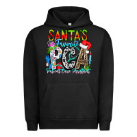 Pigment Black Santas Favorite PCA Patient Care Assistant Urban Hoodie - CowhideDigitalArt