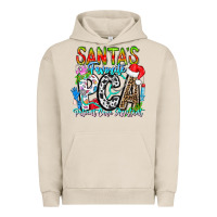 Pigment French Oak Santas Favorite PCA Patient Care Assistant Urban Hoodie - CowhideDigitalArt