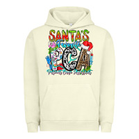 Pigment Pistachio Santas Favorite PCA Patient Care Assistant Urban Hoodie - CowhideDigitalArt