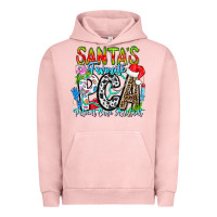 Pigment Salmon Santas Favorite PCA Patient Care Assistant Urban Hoodie - CowhideDigitalArt