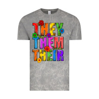 Cloud Rock They Them Their Pride LGBTQ Vintage Tee - BundleAndBundleShop