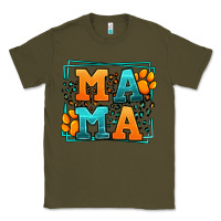 Army Green Cat dog mama Mother's Day Classic Tee - LillyAllenDesigns