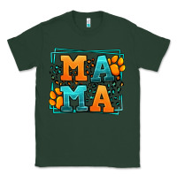 Sports Green Cat dog mama Mother's Day Classic Tee - LillyAllenDesigns
