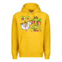 Lemon Hello Summer Unicorn Premium Hoodie - CowCowDesign