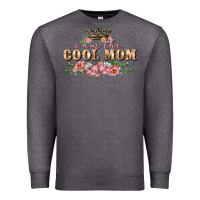 Charcoal Heather i am the cool mom Premium Sweatshirt - FaDigitalArtStudio