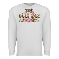 Dove Grey i am the cool mom Premium Sweatshirt - FaDigitalArtStudio
