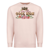 Pale Pink i am the cool mom Premium Sweatshirt - FaDigitalArtStudio