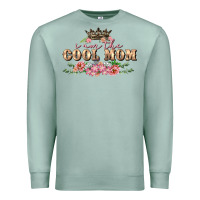 Seafoam i am the cool mom Premium Sweatshirt - FaDigitalArtStudio