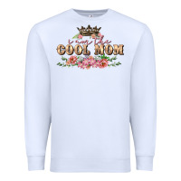 White i am the cool mom Premium Sweatshirt - FaDigitalArtStudio