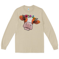 Mushroom Cow With Flowers Long Sleeve Tee - Bettercallsaul