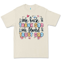 Bone look back and thank god look forward and trust god Premium Tee - MaliasSmallBusiness