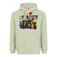 Matcha straight against hate Heavyweight Hoodie - FaDigitalArtStudio