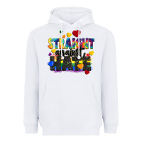 White straight against hate Heavyweight Hoodie - FaDigitalArtStudio