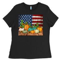 Black fall themed american tumbler Ladies Tee - Jasminsmagicworld