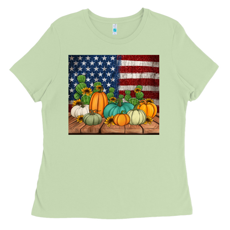 Fall Themed American Tumbler Ladies Tee by Jasminsmagicworld | Teevron